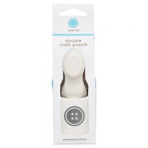 Martha Steward Punch Embossed Button