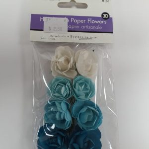 Forever In Time Flowers Blue 8 Piezas
