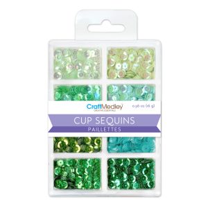 Set de Lentejuelas Verdes