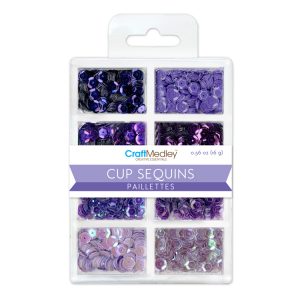 Set de Lentejuelas Violetas