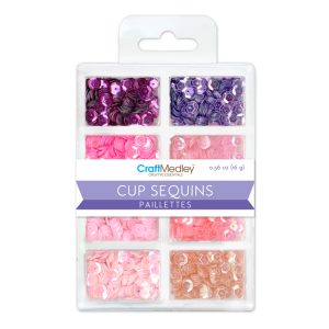 Set de Lentejuelas Rosado Princesa