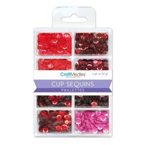 Set de Lentejuelas Rojas