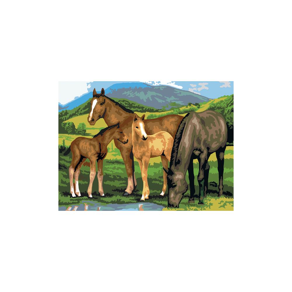 Royal & Langnickel Painting by Numbers Horses and Foals