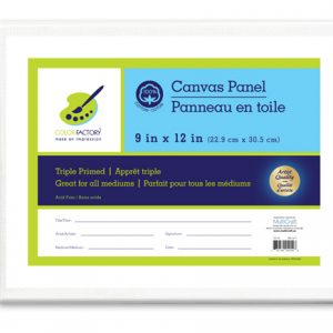 Color Factory Canvas Panel de 9 x 12