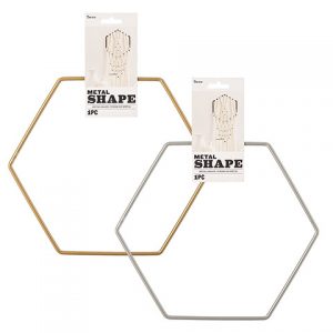 Darice Metal Shapes Hexagono