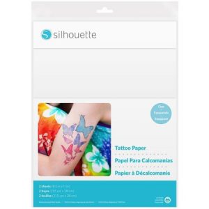 Silhouette Printable Tattoo Paper Clear