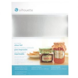 Silhouette Printable silver Foil