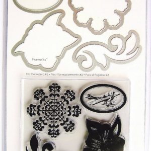 Sizzix - Framelits con sellos - For the record # 2