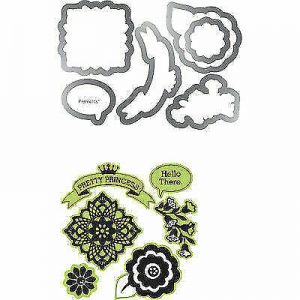 Sizzix - Framelits con sellos - Sweet Girl