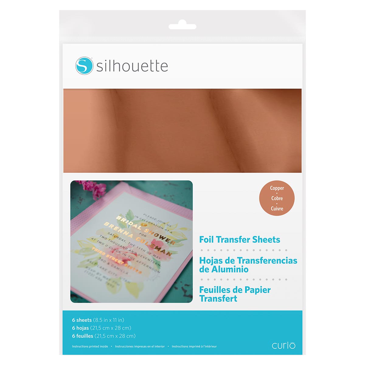 Silhouette Foil Transfer Sheets Copper