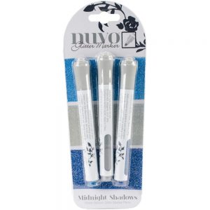 Marcadores Glitter Nuvo Midnight Shadow