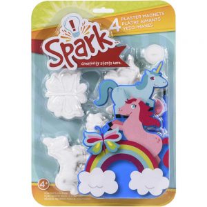 Spark 4 Plaster Magnets