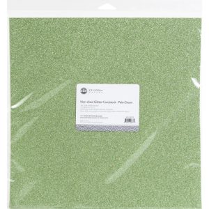 Cartulina Escarchada ET Verde Claro 10 hojas 12"x12"