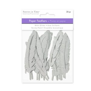 Forever in Time Paper Feathers