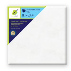 Color Factory Canvas con Bastidor de 12 x 12