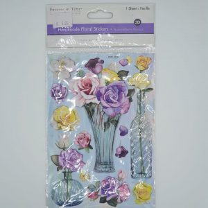 Forever in Time Handmade Floral Stickers