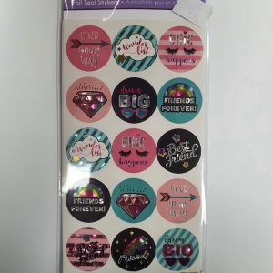 Forever in Time Foil Seal Stickers