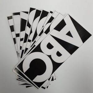 Forever in Time Letter Stickers 10 Paginas