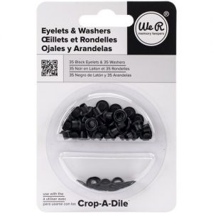 We R Eyelets And Washers Black