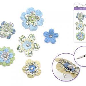 Forever in Time Handmade Floral Brads Meadow