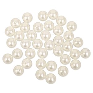 Craft Medley Pearl Beads Ivory