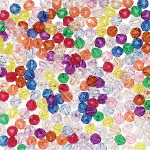 Darice Craft Designer Faceted Bead Transparent