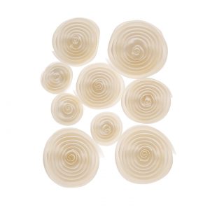 Darice Paper Flowers Blanco
