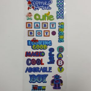 Forever in Time Puffy Glimmer Stickers