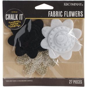 K&Company Chalk It Now Fabric Flowers