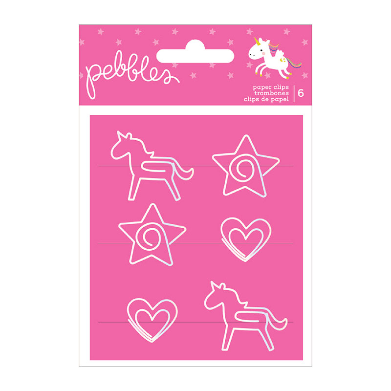 Pebbles Paper Clips Live Life Happy