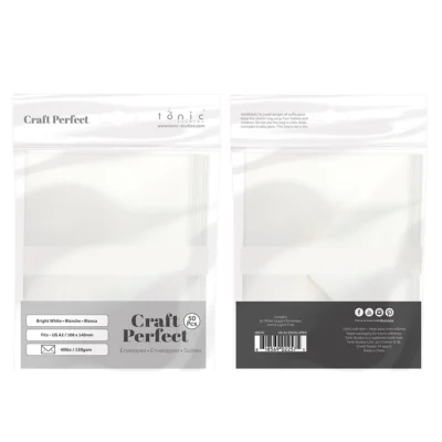 TONIC A2 white Envelopes 50 Pc