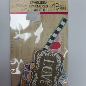 Julie Nutting Butterfly Bliss Ephemera 49 Pieces