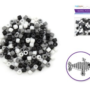 Cuentas tipo Pony Beads B&W