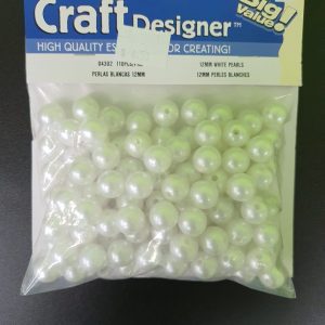 Darice Craft Designer High Quality Essentials For Crafting White Pearls