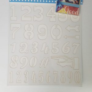 DCWV - Stencil - Numbers & Symbols