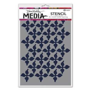 Ranger - Dina Wakley Media - Stencil - Wallpaper