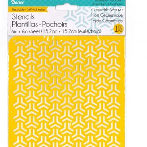 Darice - Stencil - Geometric Weave