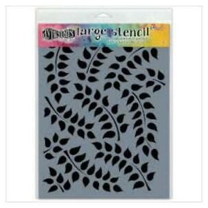 Ranger - Dylusions - Stencil - Fronds of Foliage