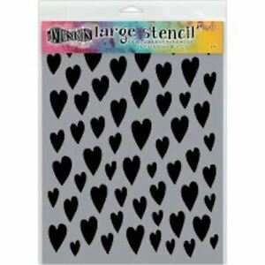 Ranger - Dylusions - Stencil - Love Hearts Large