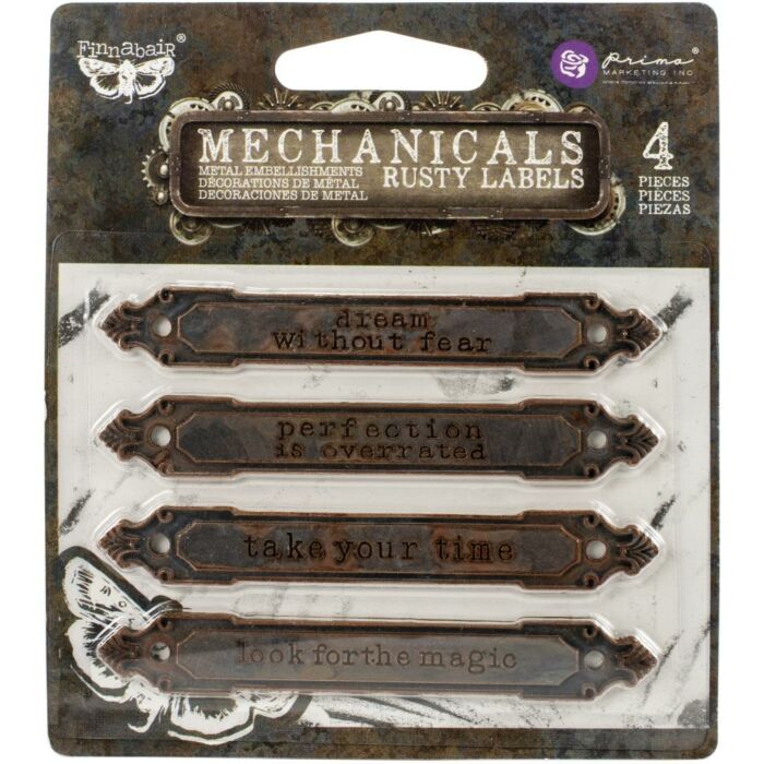 Finnabair - Mechanicals - Rusty Labels