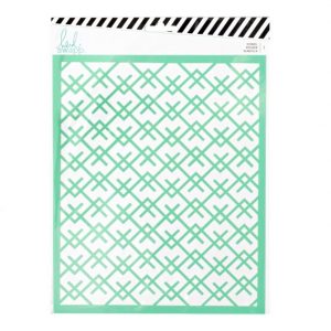 EchoPark - Designer Stencil - Geometric Crossing
