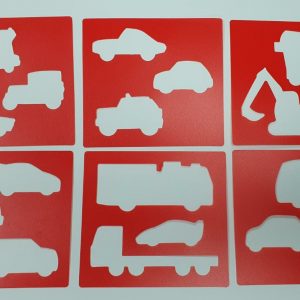 Krafty Kids - Art Stencils - Mighty Machines