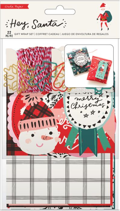 Crate Paper - Hey Santa - Gift Wrap Set