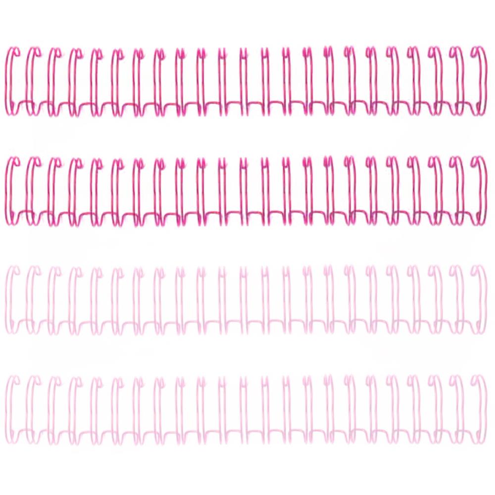 Alambres para Encuadernación Rosado/Fiusha