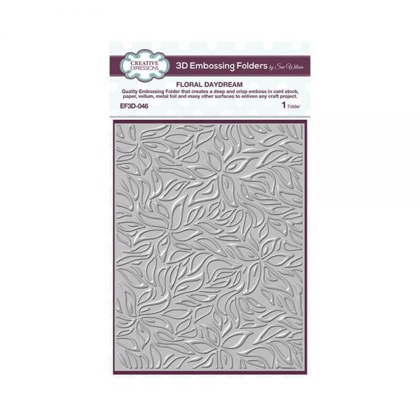 Creative Expressions Embossing Folder 3D Floral Daydream - MasterNet Panamá