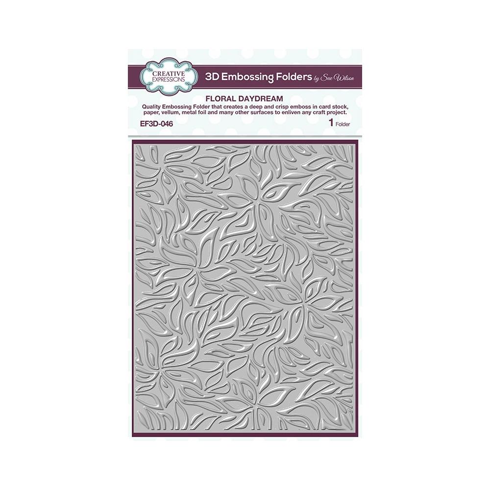Creative Expressions Embossing Folder 3D Floral Daydream