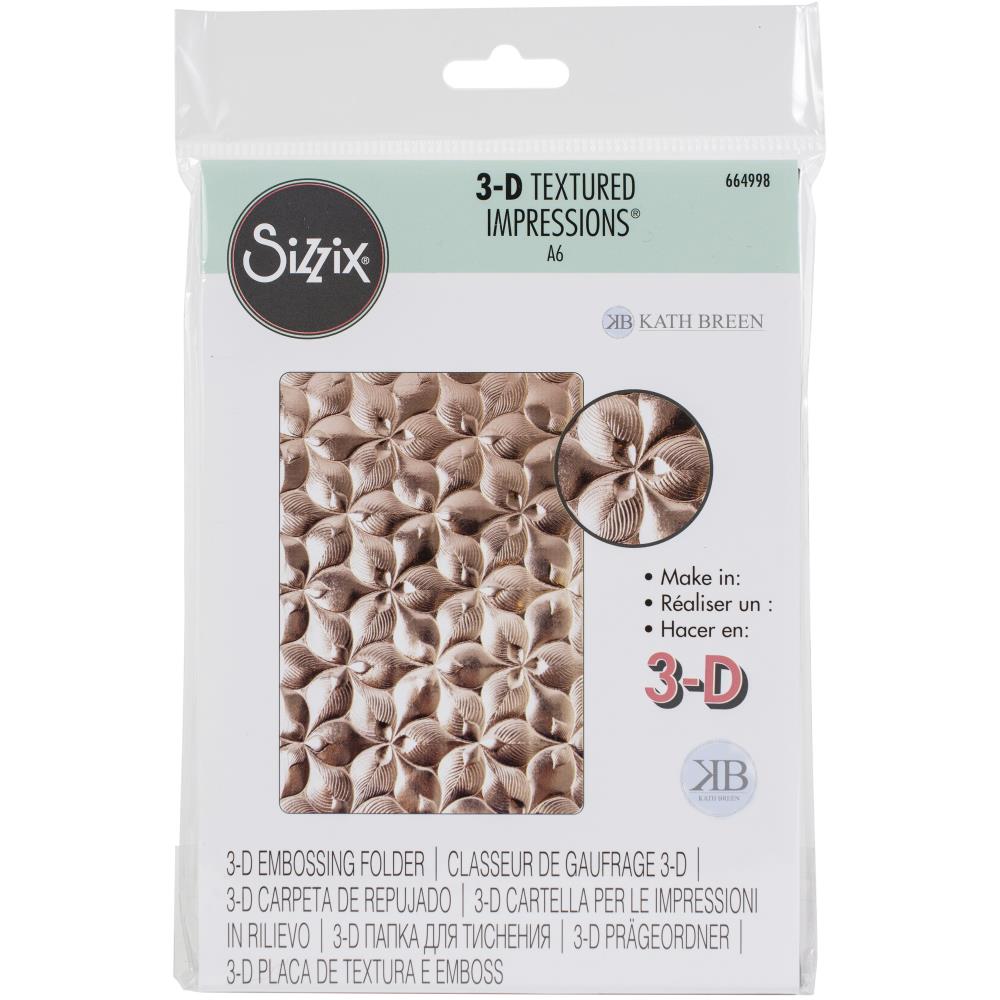 Sizzix Embossing Folder Petalos Orgánicos