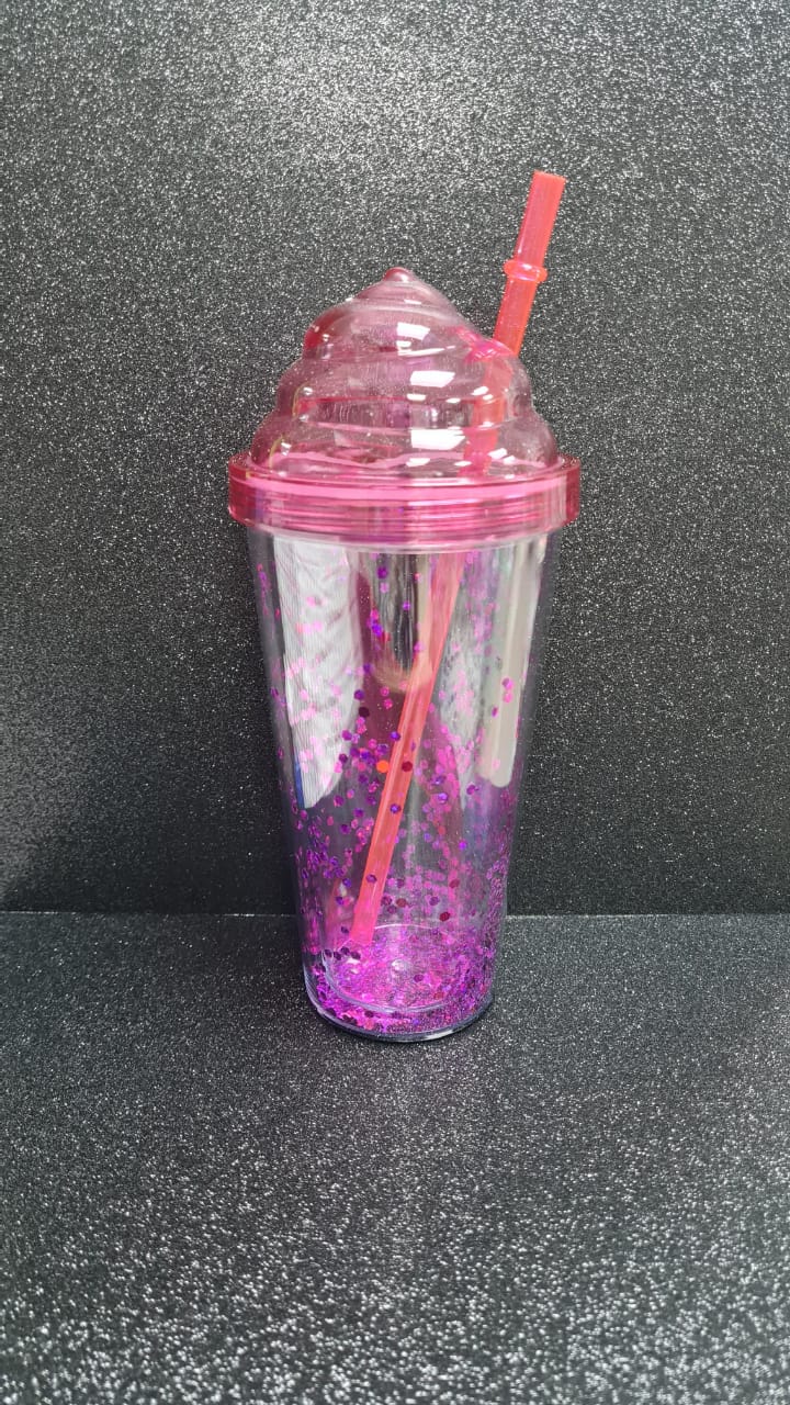 Vaso Acrílico Tapa Tipo Cono Fuisha