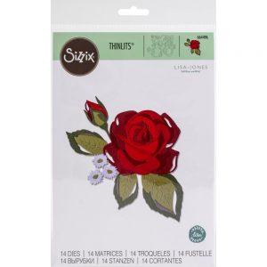Sizzix Thinlits Rosa en Capas