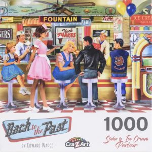 Rompecabezas Soda & Ice Cream Parlor 1000pz Crazart